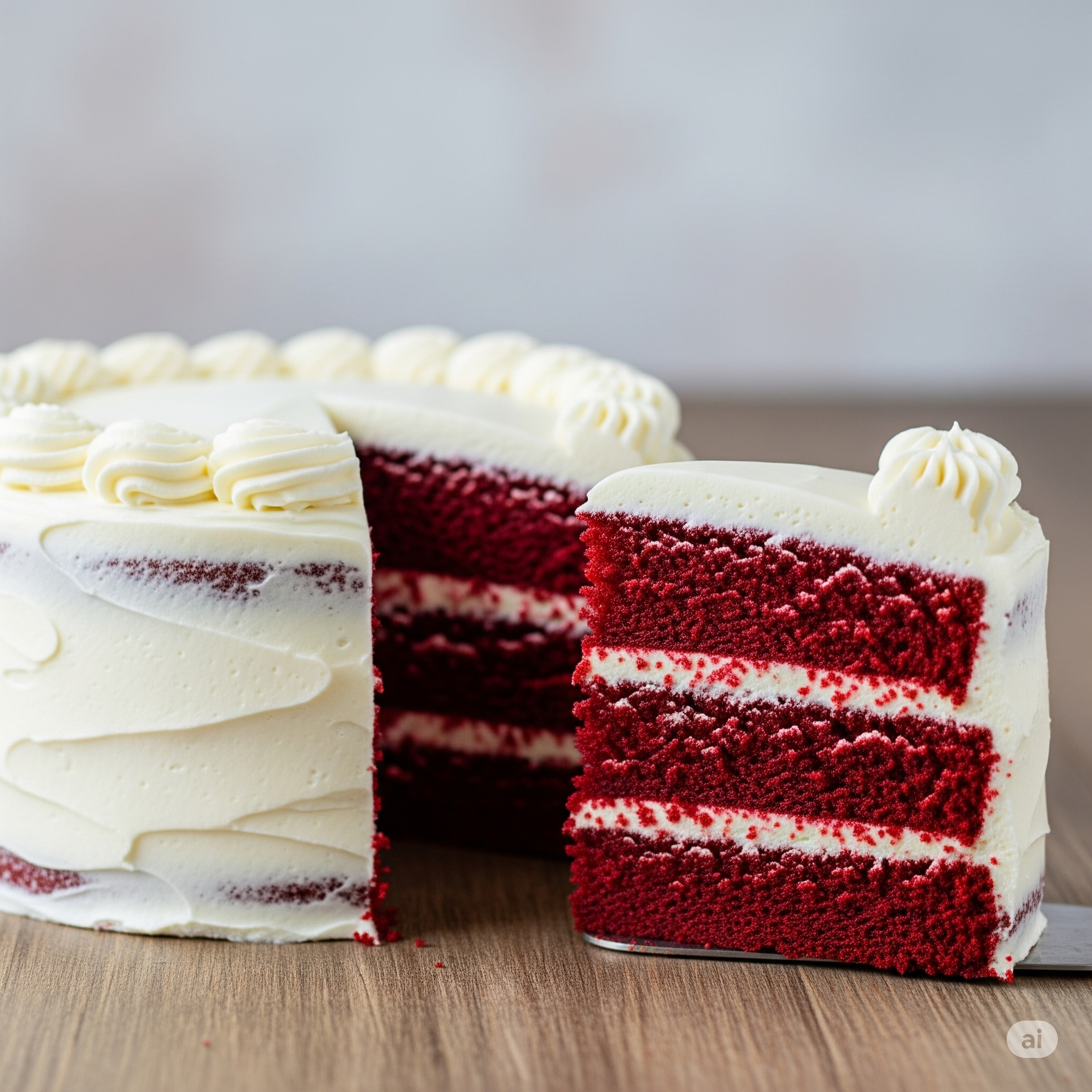Bolo Red Velvet em destaque